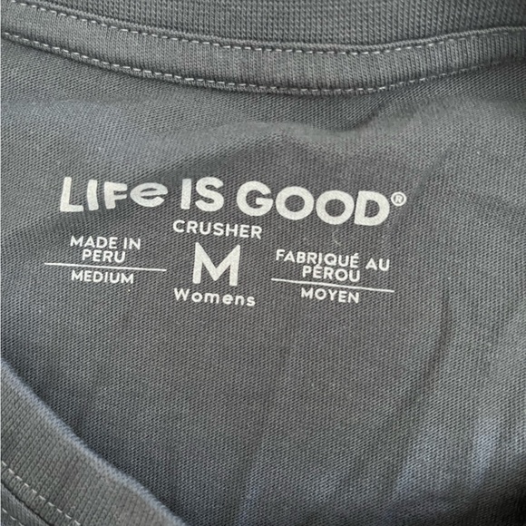 Life is Good Flamingo Santa Long Sleeve tee - Picture 4 of 4